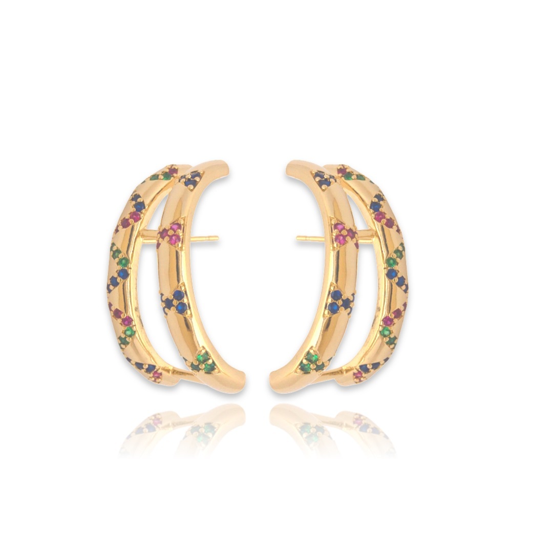 Ear Hook Duplo Rainbow